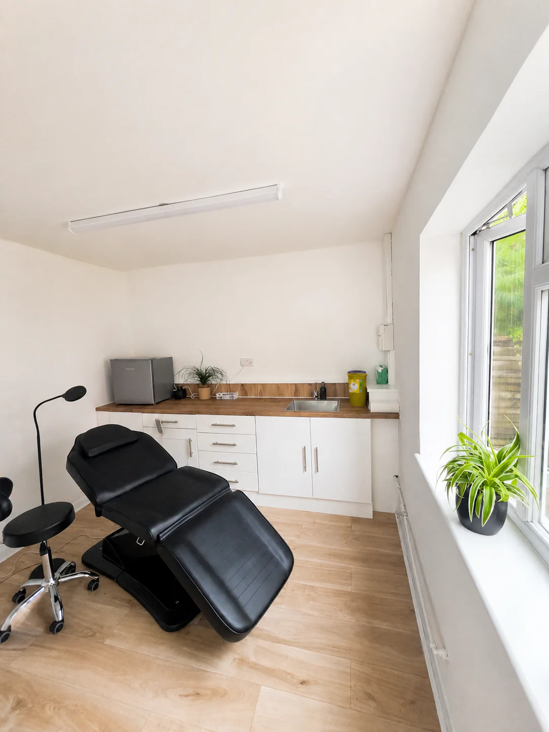 Treatment room at Azim Aesthetics in Appledore, Kent